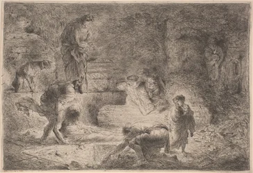 Tobit die de Doden Begraaft