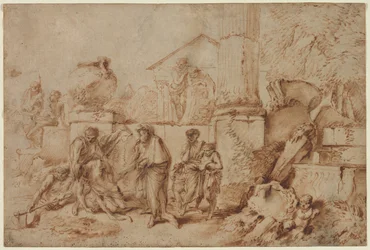 Tobit begraaft de doden