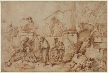 Tobit Begraaft de Doden, 1640s