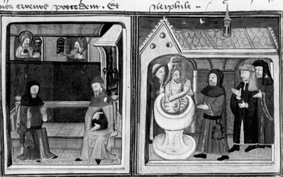 Decameron, Giannotto bekeert de Jood Abraham; doop van Abraham Eerste dag, kort verhaal 2.