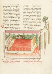 Decameron, De triomf van de dood Tancredi bespioneert de geliefden, Vierde dag, kort verhaal 1.