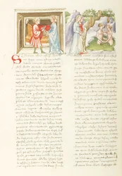 Decameron, Liaison dangereuse Salabaetto et Jancofiore se baignant, Dag acht, kort verhaal 10.