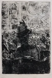 Bij de Opera in Parijs, c.1880