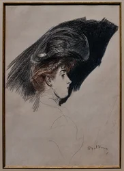 Elegant Profiel, c.1880