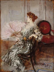 Portret van Madame Torri, danseres aan de Opera, ca. 1900