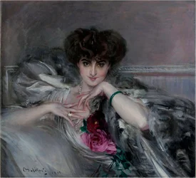 Portret van prinses Catherine Radziwill