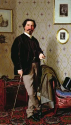 Portret van Cristiano Banti (1824-1904)