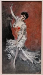 Portret van een vrouwelijke danseres