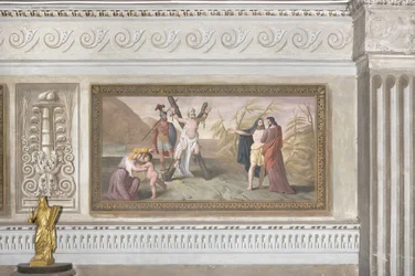 Kruisiging van Sint Andreas, uit Verhalen van Christus