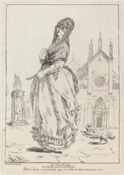 De Zendale (Vrouw in een Kap, of de Vrouw die Terugkomt van de Kerk)