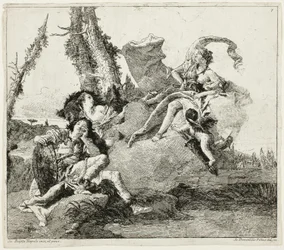 Armida ontmoet de slapende Rinaldo