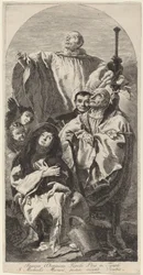 Vier heiligen van de Benedictijner orde