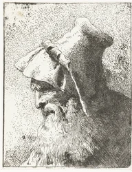 Man met baard en hoed