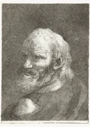 Man met ontblote schouder