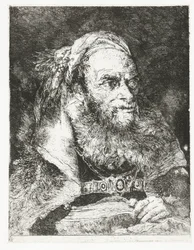 Man met opengeslagen boek