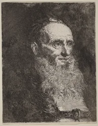 Oude man met een baard