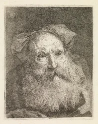 Oude man met een baard