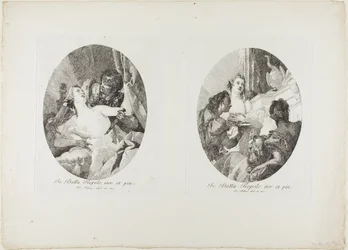 Tarquinius en Lucretia en Cleopatra Geëerd met Geschenken