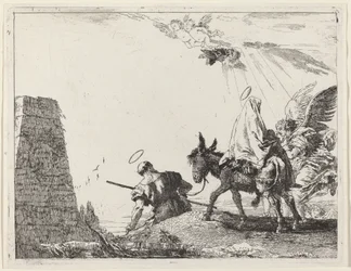 De Vlucht met Obelisk aan de Linkerkant