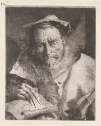 De Wiskundige, uit de Raccolta di Teste (Collectie van Hoofden)
