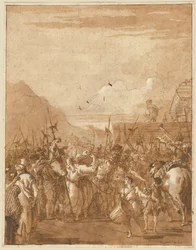 Het afscheid van de heiligen Petrus en Paulus