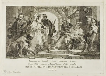 De patroonheiligen van de familie Crotta
