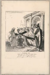 Via crucis - Station III, Hij valt voor de eerste keer onder het kruis