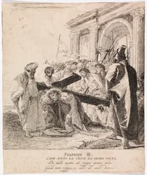 Via crucis - Statie III. Jezus valt voor de eerste keer