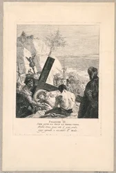 Via crucis - Station IX, Hij Valt voor de Derde Keer Onder het Kruis