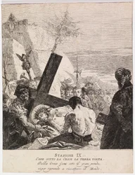 Via crucis - Statie IX. Jezus valt voor de derde keer