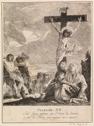 Via crucis - Statie XII. Jezus sterft aan het kruis