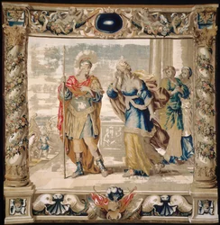 Aeneas neemt afscheid van Dido