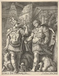 Twee Romeinse soldaten, 17e eeuw