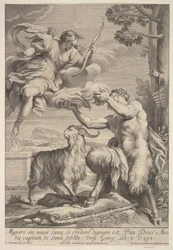 Pan gefopt door Diana, 1675-1741