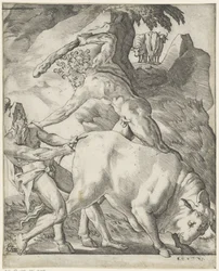 Hercules vecht met Cacus