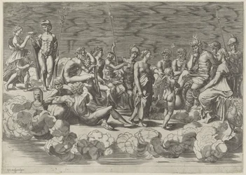Verzameling der Goden op de Olympus
