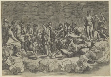 Verzameling der Goden op de Olympus