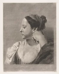 Portret van jonge vrouw
