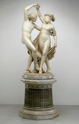Zephyr danst met Flora, 1870