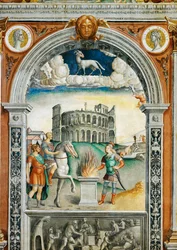 Muurschilderingen in de Zaal van de Dierenriem, Palazzo d