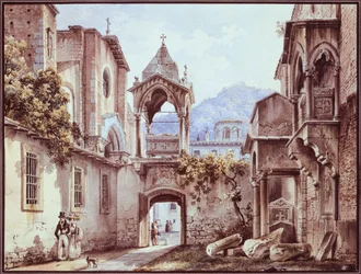 De Binnenplaats van San Giorgetto in Verona