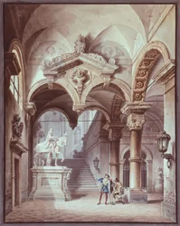 De Gast van Steen, Practical Joker van Sevilla, door Giovanni Migliara