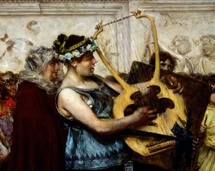 Huwelijksaanzoek (detail)