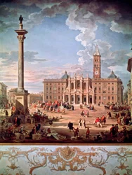 Piazza en Kerk van Santa Maria Maggiore