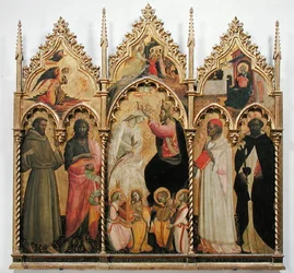 Kroning van de Maagd met Heiligen, c.1420
