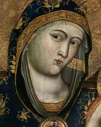 Maagd en Kind, detail