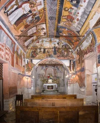 De apsis van de oorspronkelijke Alamandi of Allemandi Kapel