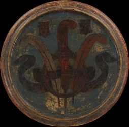 Triomf van Roem, een geboorteschotel van Lorenzo de Magnifieke, achterkant, ca. 1449