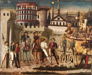 Ouderwetse triomfscène