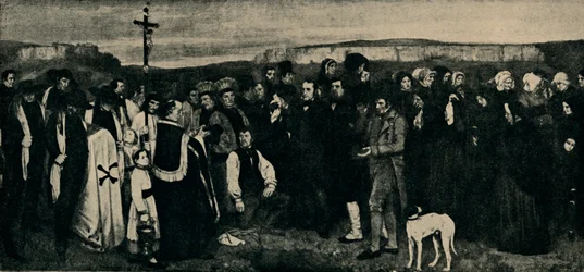 Begrafenis in Ornans, c1850, 1935